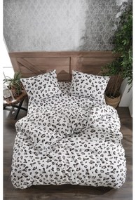 Biało-szara pościel jednoosobowa z prześcieradłem/3-częściowa 160x220 cm Modern – Mila Home