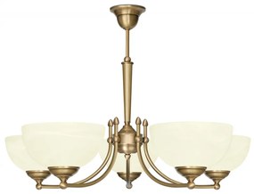 Niski złoty żyrandol do salonu Y-S5AC