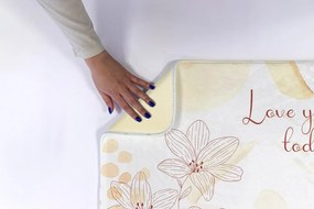 Dywanik do łazienki Dywanik do łazienki Kwiaty Kwiatowy