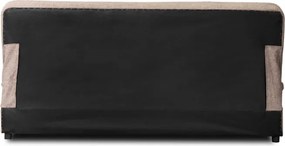 Sofa z Funkcją Spania ARUBA Wersalka Rozkładana Dwuosobowa Brązowa Nowoczesna do Salonu