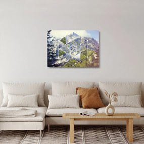 Obraz na szkle - Figura geometryczna (70x50 cm)