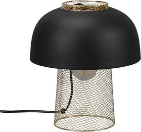 Metalowa lampa stołowa w kolorze matowej czerni (wysokość 28 cm) Punch – Reality