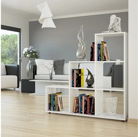 Półka na schody biały 107.2x29x107.8