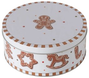 Puszka na ciastka GINGER, ręcznie malowana, 2 szt