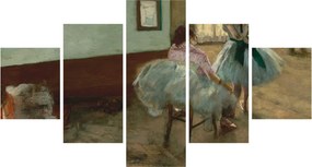 Obraz - Edgar Degas, The Dance Lesson, reprodukcje (125x70 cm)