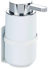 Biały samozaciskowy ceramiczny dozownik do mydła 0,25 l Woya – Wenko