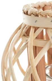 Lampion LAGGE pleciony naturalny 22 cm HOMLA