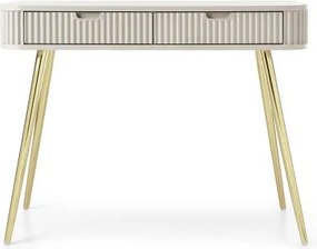 ZURI Toaletka T-103 kaszmirowa | złote nogi