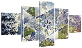 Obraz - Figura geometryczna (125x70 cm)