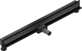 Mexen Flat Wall odpływ liniowy ścienny 2w1 100 cm, czarny - 1730100