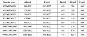 Mexen Velar kabina prysznicowa rozsuwana 100 x 85 cm, grafit, chrom - 871-100-085-41-01