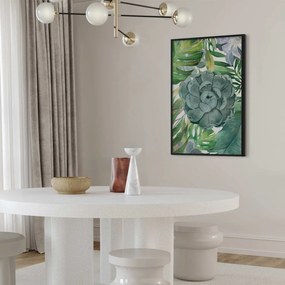 Plakat Tropikalna flora 29,7x42 cm z ramą czarną bez marginesu ARTGEIST B