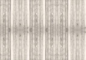 Fototapeta - Drewniana ściana, szara (196x136 cm)
