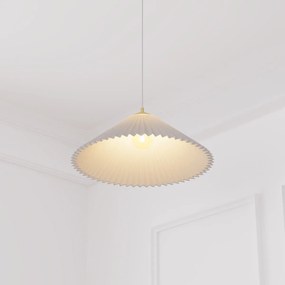 Lampa wisząca biała JIL harmonijka, Ø 49 cm