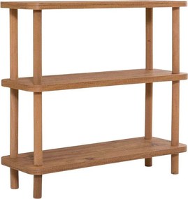 Rustykalna półka z płyty wiórowej powlekanej melaminą – 80 cm x 75 cm x 28 cm – Pinheiro Atlântico