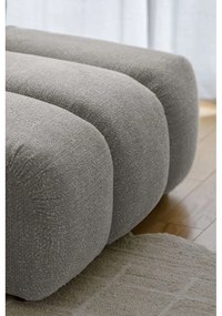 Jasnoszary narożnik (prawostronny/z szezlongiem) Shell – Miuform