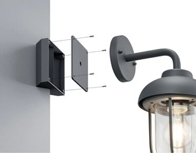 Lampa zewnętrzna (wysokość 1 cm) Eckbefestigung – Trio