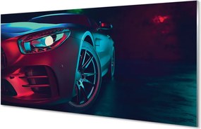 Panel szklany do Kuchni Światła Samochodowe