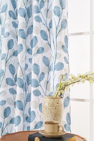 Designerska zasłona VIENTE 140x270 cm, wzorzysta Zawieszanie: Taśma z wiązaniami