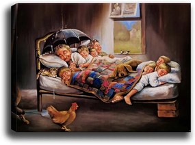 Obraz Tablo Center Happy Family, 70x50 cm