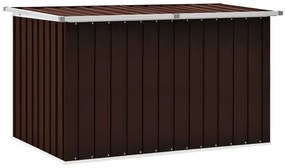 Brązowa otwierana skrzynia ogrodowa A3-P68