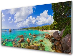 Panel Szklany Wybrzeże u Progu Lata