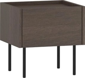 Szafka nocna Dunari z szufladą 45 cm - dąb dunin