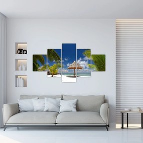 Obraz - Plaża z białym piaskiem (125x70 cm)