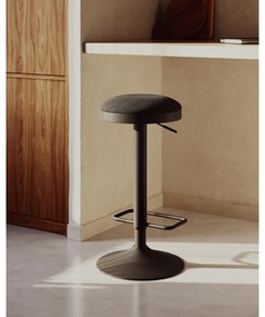 Czarne hokery zestaw 2 szt. 58 cm Zaib – Kave Home