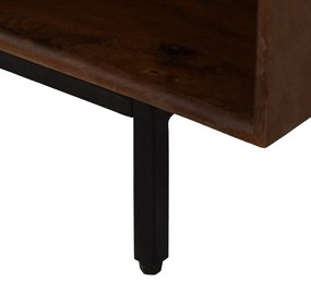 Brązowa szafka pod TV z litego drewna mango 140x50x40 cm Sagara – Ixia