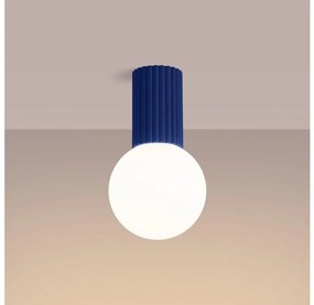 Sollux SL.1738 - Plafon łazienkowy HALO 1xG9/8W/230V IP44 niebieski