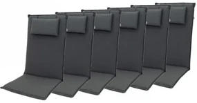 ELEGANT 2430 high - komplet 6 szt. - poduszki na krzesła i fotel z zagłówkiem