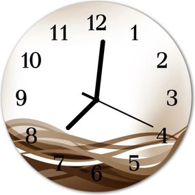 Zegar ścienny okrągły Abstrakcyjne linie