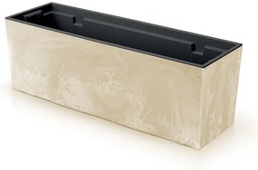 Doniczka ogrodowa 77 x 23,5 x 24,6 cm Urbi Case Beton Effect kremowa PROSPERPLAST