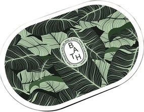 Zielony dywanik łazienkowy 60x100 cm Aleas – Foutastic