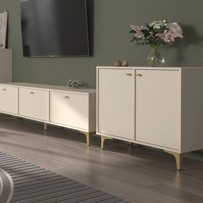 Komoda TORINO 84 cm do Salonu Sypialni Odcienie beżu
