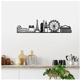 Metalowa dekoracja ścienna 120x29 cm Cities – Wallity