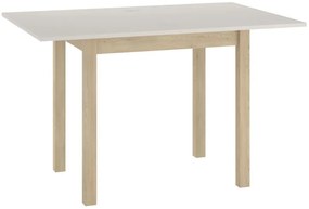 Rozkładany stół jadalny FLIP 80(160)X80 cm, kaszmir/dąb Cremona Torro