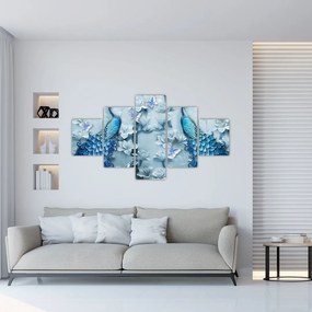 Obraz pawi (125x70 cm)