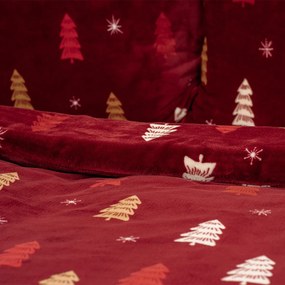 4Home Pościel mikroflanela Crimson Woods, 160 x 200 cm, 70 x 80 cm