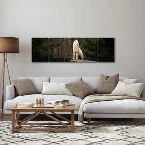 Obraz - Wycie wilka (170x50 cm)