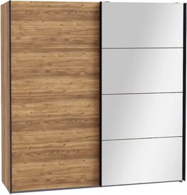 Przesuwna szafa ubraniowa z lustrem 220 cm Hayato 92411