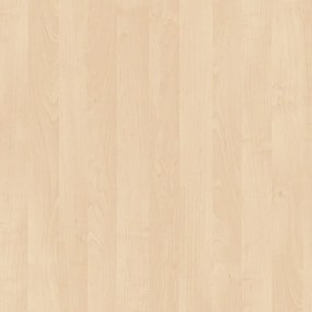 Szafa biurowa FRAME, niska, podstawa biała, 3x drzwi, 1299 x 450 x 1331 mm, PUSH-lock, brzoza