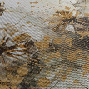 Obraz - Abstrakcyjny kwiatowy obraz (125x70 cm)