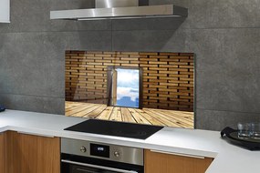 Panel Szklany Trójwymiarowe Drzwi do Nieba