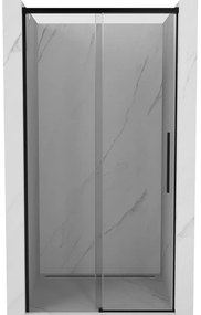 Mexen Rox drzwi prysznicowe rozsuwane 135 cm, transparent, czarne - 8C2-135-000-70-00