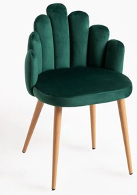 Rcznie aksamitne krzeso