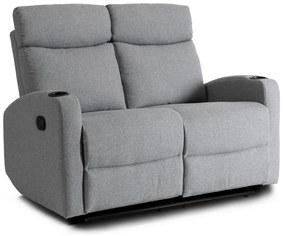 Sofa Rozkładana Dwuosobowa ALAN 2 Szara Nowoczesna do Salonu