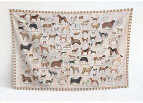 Narzuta na łóżko dwuosobowe 170x240 cm Dog Types – Little Nice Things