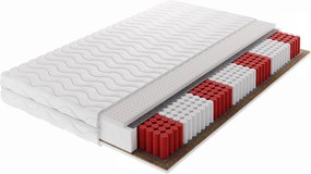 Masseno Materac ERVADO MULTI 90x200 cm sprężynowy multipocket dwustronny średnio twardy H3/H4